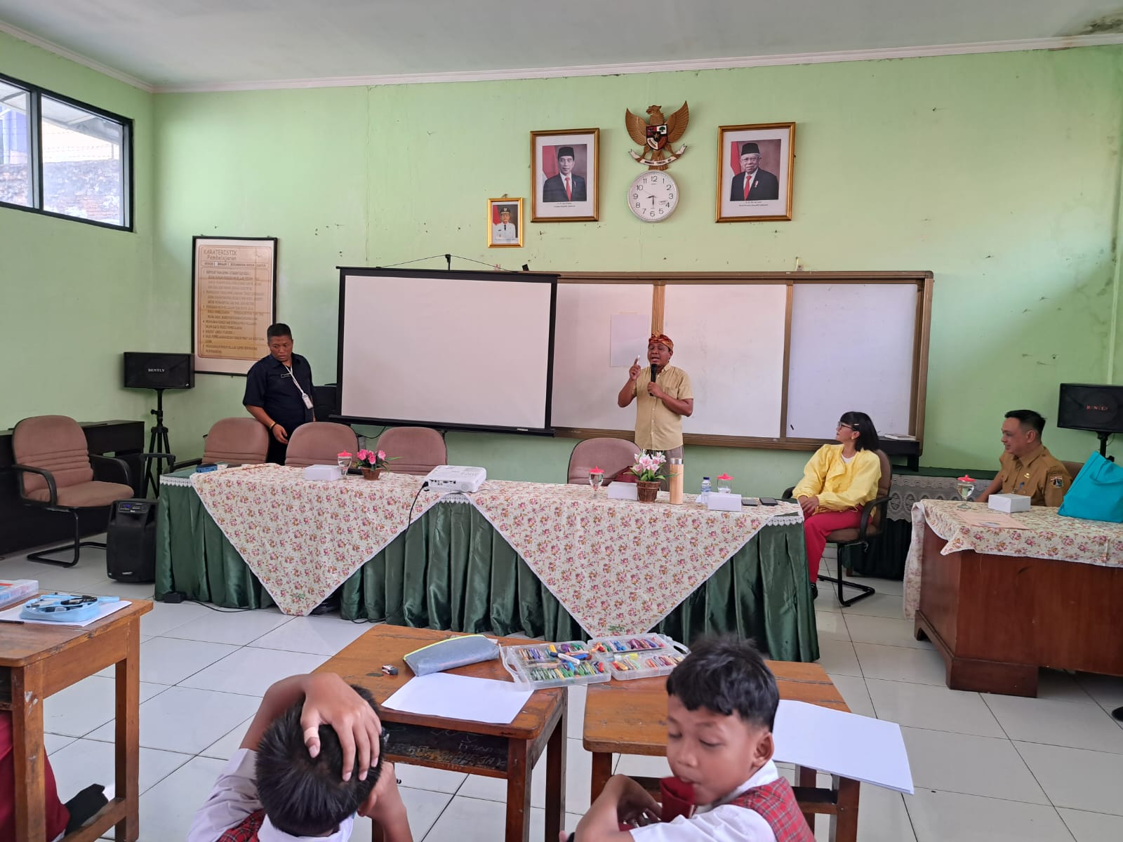 Roadshow Workshop Membaca Dan Literasi Perpustakaan Sudin Pusip Jakarta Pusat Di SDN Senen 03